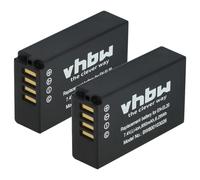 vhbw 2x batteria compatibile con Nikon Coolpix P1000, P1100, A, P950 fotocamera (850mAh, 7,4V, Li-Ion)