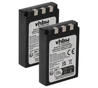vhbw 2x batteria compatibile con Olympus FE-200, IR-500 fotocamera (750mAh, 3,7V, Li-Ion)