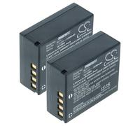 vhbw 2x batteria compatibile con Olympus HLD-9 (battery grip) fotocamera (2250mAh, 7,4V, Li-Ion)