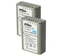vhbw 2x batteria compatibile con Olympus OM-D E-M1, E-M5 fotocamera digitale DSLR (850mAh, 7,6V, Li-Ion) con infochip