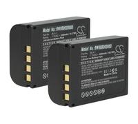 vhbw 2x batteria compatibile con Olympus OM System OM-1, OM-1 Mirrorless fotocamera (2260mAh, 7,2V, Li-Ion)