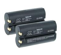 vhbw 2x batteria compatibile con ONeil Microflash 4tCR, 4t, 4i lettore di codici a barre, POS (3400mAh, 7,4V, Li-Ion)