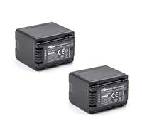 vhbw 2x batteria compatibile con Panasonic HC-VX989, HC-VXF1, HC-VXF999 videocamera camcorder (3200mAh, 3,6V, Li-Ion) con infochip