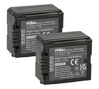 vhbw 2x batteria compatibile con Panasonic HDC-HS9, HDC-SD1, HDC-HS700 videocamera camcorder (1000mAh, 7,2V, Li-Ion) con infochip