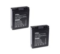 vhbw 2x batteria compatibile con Panasonic Lumix DMC-FZ1, DMC-FZ10, DMC-FZ15, DMC-FZ1B, DMC-FZ2, DMC-FZ20 fotocamera (550mAh, 7,2V, Li-Ion)