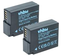 vhbw 2x batteria compatibile con Panasonic Lumix DMC-FZ300, DMC-G5, DMC-G5K, DMC-G5W fotocamera digitale DSLR (1000mAh, 7,2V, Li-Ion)