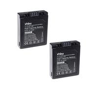 vhbw 2x batteria compatibile con Panasonic Lumix DMC-FZ3, DMC-FZ4, DMC-FZ5 fotocamera (550mAh, 7,2V, Li-Ion)
