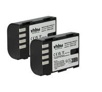 vhbw 2x batteria compatibile con Panasonic Lumix DMC-G9, DC-GH5, DC-GH5M, DC-GH5L, DMC-GH3, DMC-GH3A fotocamera (1100mAh, 7,2V, Li-Ion)