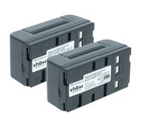 vhbw 2x batteria compatibile con Panasonic PV-L657, PV-L606, PV-L557, PV-L353, PV-L352, PV-L552, PV-L354, PV-L757 fotocamera (4000mAh, 6V, NiMH)