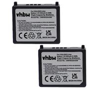 vhbw 2x batteria compatibile con Panasonic SDR-S100, SDR-S100EG-S, SDR-S150, SDR-S150EG-S, SDR-S200 videocamera camcorder (850mAh, 7,2V, Li-Ion)