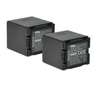 vhbw 2x batteria compatibile con Panasonic VDR-D150, PV-GS55, PV-GS50S, VDR-D100, PV-GS70, PV-GS50 videocamera camcorder (1500mAh, 7,2V, Li-Ion)
