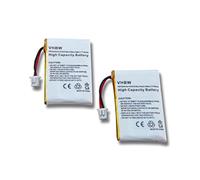 vhbw 2x batteria compatibile con Plantronics CS361, CA12CD, CA12CD PTT, CS351, CS351V auricolari cuffie wireless (300mAh, 3,7V, Li-Poly)