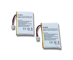 vhbw 2x batteria compatibile con Plantronics CS361, CA12CD, CA12CD PTT, CS351, CS351V auricolari cuffie wireless (300mAh, 3,7V, Li-Poly)