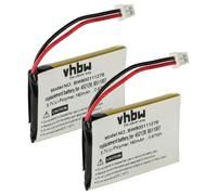 vhbw 2x batteria compatibile con Plantronics CS60 auricolari cuffie wireless (180mAh, 3,7V, Li-Poly)