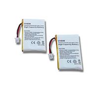 vhbw 2x batteria compatibile con Plantronics W710, W720, PL-64399-01, SC60 auricolari cuffie wireless (300mAh, 3,7V, Li-Poly)