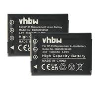 vhbw 2x batteria compatibile con Ricoh GXR A12 28 mm F2.5, A12 50 mm F2.5, A16 24-85 mm F3.5-5.5 fotocamera (1500mAh, 3,6V, Li-Ion)