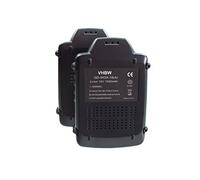 vhbw 2x batteria compatibile con DeltaFox Grizzly 2040, 2020, 80001147, 80001146 utensile elettrico (1500 mAh, Li-Ion, 18 V)
