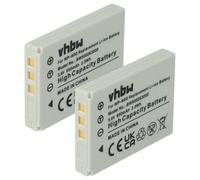 vhbw 2x batteria compatibile con Rollei Compactline 82, 412, 82SE, 110, 203 | per 103 fotocamera (650mAh, 3,6V, Li-Ion)