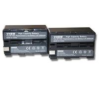 vhbw 2x Batteria compatibile con Sony CCD-CR1 (Ruvi), DCR-PC1, DCR-PC2, DCR-PC3, DCR-PC3E, DCR-PC4 videocamera camcorder (2000mAh, 3,6V, Li-Ion)