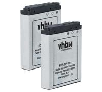 vhbw 2x batteria compatibile con Sony Cybershot DSC-F88, DSC-G1, DSC-P120, DSC-P150, DSC-P200, DSC-P100 fotocamera (700mAh, 3,6V, Li-Ion)