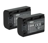 vhbw 2x batteria compatibile con Sony HDR Serie HDR-CX130EB, HDR-CX130EL videocamera camcorder (600mAh, 7,2V, Li-Ion) con infochip