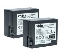 vhbw 2x batteria compatibile con Sony DCR-PC107, DCR-PC109, DCR-PC350 | videocamera camcorder (1400mAh, 7,4V, Li-Ion)