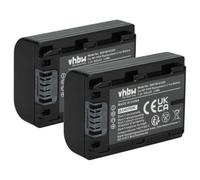 vhbw 2x batteria compatibile con Sony DCR-SR77E, DCR-SX30, DCR-SX31, DCR-SX30E videocamera camcorder (500mAh, 7,2V, Li-Ion) con infochip