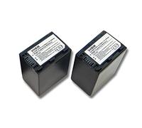 vhbw 2x Batteria compatibile con Sony DCR-SX50E, GDR-CX105E, HDR-CX105, HDR-CX106 videocamera camcorder (3300mAh, 7,4V, Li-Ion) con infochip
