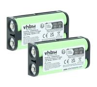 vhbw 2x batteria compatibile con Sony MDR-RF850RK, MDR-RF855, MDR-RF855RK, MDR-RF855R auricolari cuffie wireless (700mAh, 2,4V, NiMH)