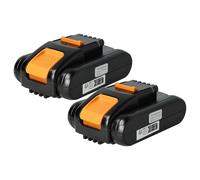 vhbw 2x batteria compatibile con Worx Landroid L2000, L2000 WR155E, L WR155E, L200, M1000, L1500 WR153E utensile (1500 mAh, Li-Ion, 20 V)