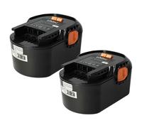 vhbw 2x batteria compatibile con Würth Master SD 14.4 utensile (2000 mAh, NiMH, 14,4 V)