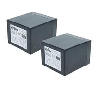 vhbw 2x Batteria di bordo compatibile con saldatrice per bulloni caravan, barca, roulotte, camper (6Ah, 12V, AGM), 10,8 x 9,1 x 7,2 cm