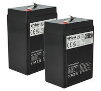 vhbw 2x Batteria di bordo per caravan, barca, roulotte, camper (6Ah, 6,4V, LiFePO4)