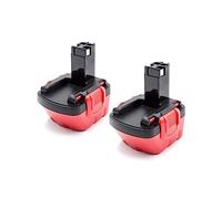 vhbw 2x batteria sostituisce Bosch 2 607 335 273, 2 607 335 261, 2 607 335 262, 2 60 7335 249 per utensile elettrico (1500 mAh, NiMH, 12 V)