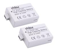 vhbw 2x batteria sostituisce Canon LP-E5, LC-E5 per fotocamera (800mAh, 7,2V, Li-Ion)