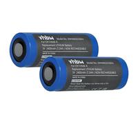 vhbw 2x batteria sostituisce CR17450E-R (3V, al litio) per dispositivi