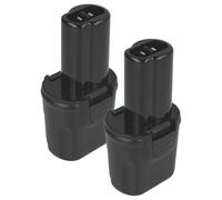 vhbw 2x batteria sostituisce Dewalt DE9054, DE9054-XJ per utensile elettrico (2100 mAh, NiMH, 3,6 V)