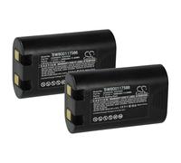 vhbw 2x batteria sostituisce Dymo W002856, 1759398, S0895840 per stampante (1600mAh, 7,4V, Li-Ion)