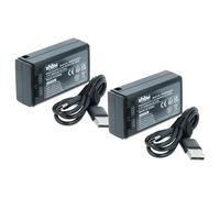 vhbw 2x batteria sostituisce Godox VB30 per flash per fotocamera (3000mAh, 7,4V, Li-Ion)