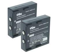 vhbw 2x batteria sostituisce Hetronic NM19HB, RHE9608KY per Radiocomando Industriale, Telecomando (600mAh, 9,6V, NiMH) - Nero
