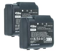 vhbw 2x batteria sostituisce IMET AS060, AS083 per Radiocomando Industriale, Telecomando (2000mAh, 3,6V, NiMH) - Nero