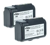 vhbw 2x batteria sostituisce IMET WBH04.965, AS037 per Radiocomando Industriale, Telecomando (2000mAh, 2,4V, NiMH) - Nero