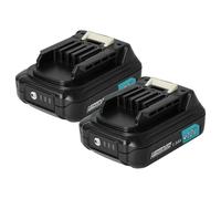 vhbw 2x batteria sostituisce Makita BL1021, BL1016, BL1020, BL1020B, BL1020B-2, BL1015B, BL1015B-2 per utensile elettrico (1500 mAh, Li-Ion, 12 V)