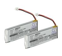 vhbw 2x batteria sostituisce Midland 752068PL per auricolari cuffie wireless (950mAh, 3,7V, Li-Poly)