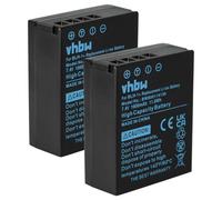 vhbw 2x batteria sostituisce Olympus BLH-1 per fotocamera (1600mAh, 7,4V, Li-Ion)
