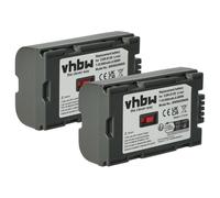 vhbw 2x batteria sostituisce Panasonic CGR-D220E/1B, CGR-D28, CGR-D28A, CGR-D28A/1B per videocamera camcorder (900mAh, 7,2V, Li-Ion)