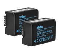 vhbw 2x batteria sostituisce Panasonic DMC-BMB9, DMW-BMB9E per fotocamera (800mAh, 7,2V, Li-Ion), infochip
