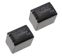 vhbw 2x batteria sostituisce Panasonic VW-VBK180, VW-VBK360, VW-VBT380, VW-VBT190 per videocamera camcorder (4040mAh, 3,6V, Li-Ion)