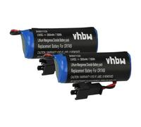 vhbw 2x batteria sostituisce Sanyo CR8.L, CR8.LHC per Programmable Logic Controller (2600mAh, 3V, Li-Ion)
