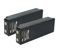 vhbw 2x batteria sostituisce Scanreco RSC7220 per Radiocomando Industriale, Telecomando (2000mAh, 7,2V, NiMH) - Nero